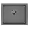 Мойка Paulmark Vista 54 PM305444-GM из вороненой стали – идеальное решение для вашей кухни