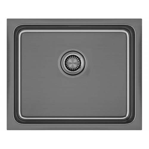 Мойка Paulmark Vista 54 PM305444-GM из вороненой стали – идеальное решение для вашей кухни