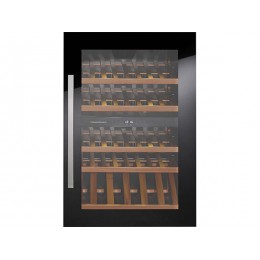 Винный шкаф Kuppersbusch FWK 2800.0 S1, 52 бутылки, встраиваемый, черное стекло, 32636
