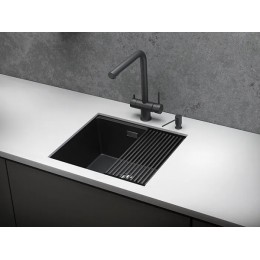 Мойка Granula KS-5045U, черный матовый