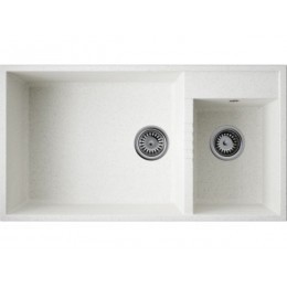 Мойка Omoikiri Tedori 85-2-U-WH 34939 Tetogranit 850x465 мм, подстольная
