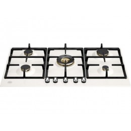 Варочная панель Bertazzoni P905CHERAX 90 см, газовая, слоновая кость, 5 конфорок, нержавеющая сталь, чугун. SKU 10140