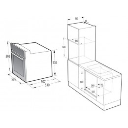 Духовой шкаф Gorenje BO6737E01ATBGN, электрический, 60 см, черный, 73 л, A, 2900 Вт, пиролитическая эмаль.