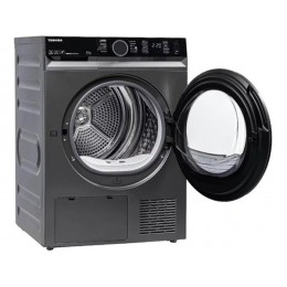 Сушильная машина Toshiba 36640, 9 кг, серый металл, конденсационная, A++
