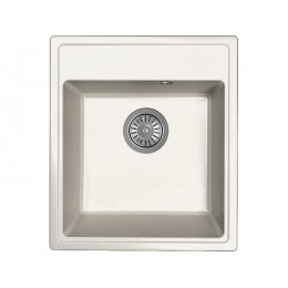 Мойка 21141 Dr.Gans Оливия 420, мрамор, 1 чаша, перелив, 45 см