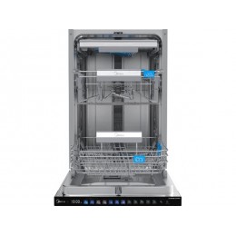 Посудомоечная машина Midea MID45S730i, 45 см, 10 комплектов, A/A, Wi-Fi, сенсорное управление, AquaStop, 44 дБ, SKU 30142.