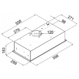 Вытяжка MAUNFELD CROSBY ROCKY 60, SKU 34542, белая, 750 м³/ч, 51 дБ