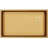 Мойка Paulmark Next-skew 74 uni PM887444-BG в брашированном золоте - Элегантное решение для вашей кухни