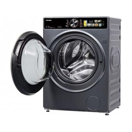Стирально-сушильная машина Toshiba TWD-T25BZU115MWRU(MG) 10.5/7 кг, 1400 об/мин, тёмное серебро, SKU 36650