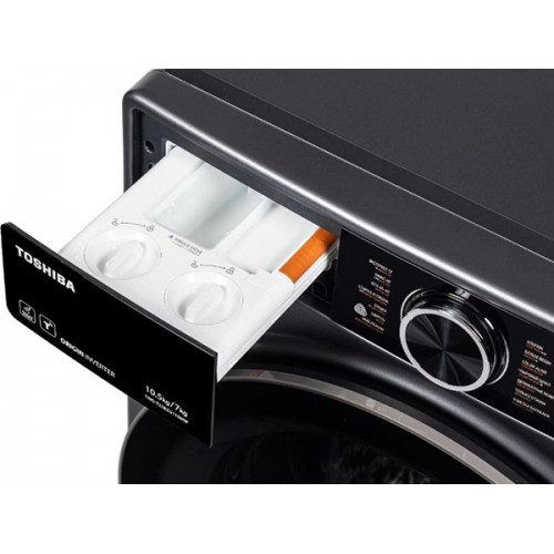 Стирально-сушильная машина Toshiba TWD-T25BZU115MWRU (MG) - Эффективное решение для стирки и сушки белья