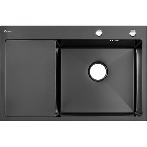 Мойка Arona ARS 780.505 R BLACK (чаша справа) черный