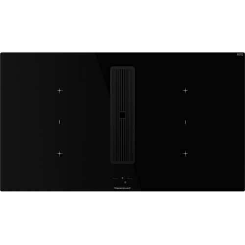 Варочная панель Kuppersbusch KMI 9850.1 SR-E Black Velvet: Индукционная с Вытяжкой для Современной Кухни