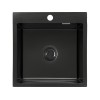 Мойка Ukinox Лофт LOV500.500 -GT10P 0CW, чёрный - Качественная кухонная мойка для современного интерьера