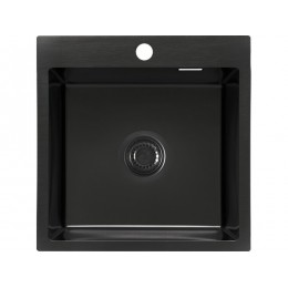 Мойка Ukinox 35253, квадратная, 500x500 мм, 1 чаша, нержавеющая сталь.