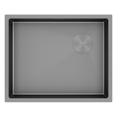 Мойка Paulmark Next-skew 54 uni PM885444-MG - Матовый Серый, Качественная Кухонная Мойка