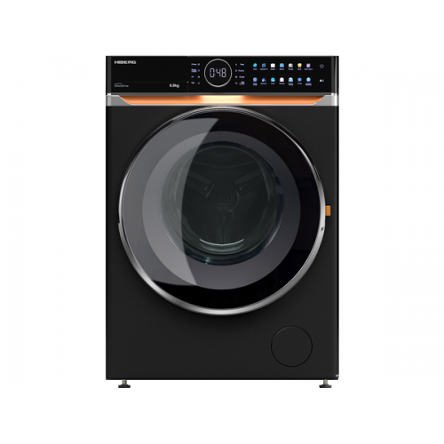 Стиральная машина HIBERG i-DDQ10 - 814 B с инверторным двигателем и высокой эффективностью стирки