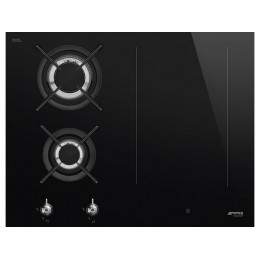 Варочная панель SMEG PM3643D 65 см, черная, стеклокерамика, 4 зоны, 28053