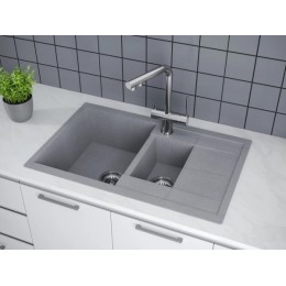 Мойка Kuchenstern FLUG 60-2, 780x500 мм, Ku-Granit, SKU 30854