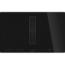 Варочная панель SMEG HOBD682D2 83 см, индукционная, черная, 4 зоны, 650 м³/ч, SKU 28154