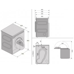 Сушильная машина ASKO T709HUG, 9 кг, конденсационная, черный графит, SKU 32555