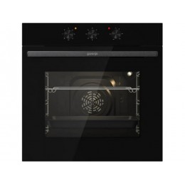 Духовой шкаф Gorenje BO6725E02ABGN 60 см, черный, 73 л, механическое управление, класс A, 250°C, 35857