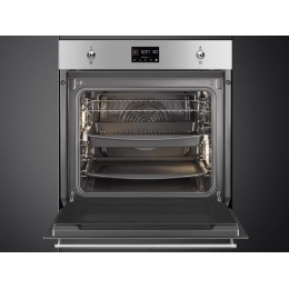 Духовой шкаф SMEG SO6302TX, 60 см, 68 л, нержавеющая сталь, 10 функций, 30-280 °C, SKU 29658