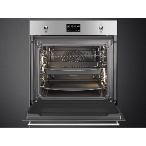 Духовой шкаф SMEG SO6302TX — стильное решение для вашей кухни с передовыми технологиями.
