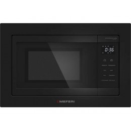 СВЧ-печь MEFERI MMO6020BK 60 см, черная, 800 Вт, гриль, 20 л, SKU 29360