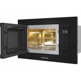 СВЧ-печь MEFERI MMO6020BK 60 см, черная, 800 Вт, гриль, 20 л, SKU 29360