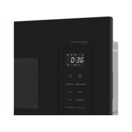 СВЧ-печь MEFERI MMO6020BK 60 см, черная, 800 Вт, гриль, 20 л, SKU 29360