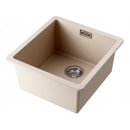 Мойка 34662 Omoikiri Kata 40-U-SA Artgranit 400x420 мм, подстольная, бежевый