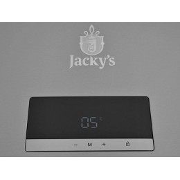 Холодильник Jacky's JL FI1860, 404л, A, NoFrost, 2 двери, нерж. сталь, SKU 28562