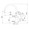 Смеситель Franke Lina XL белый (115.0626.024) - стиль и функциональность для вашей кухни
