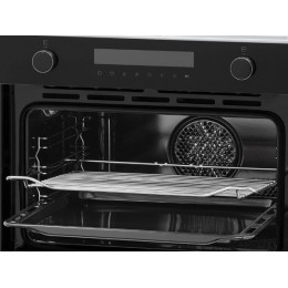 Духовой шкаф KRONA RATSEL 45H BL/BL 60 см, 50 л, черный, гриль, 3D конвекция, SKU 29863