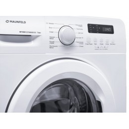 Стиральная машина MAUNFELD MFWM127WH051D, 7 кг, 1200 об/мин, белая, фронтальная, A+++ (SKU: 33365)