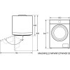 Стиральная машина MAUNFELD MFWM127WH051D — купить по выгодной цене с доставкой