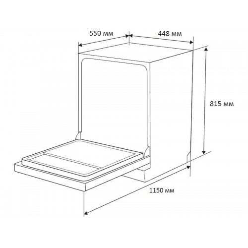 Посудомоечная машина Midea MID45S100i