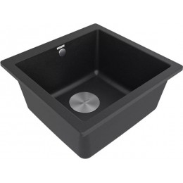 Мойка Paulmark Gera 50 PM104546-BL, черный гранит, 450x460 мм, SKU 23768