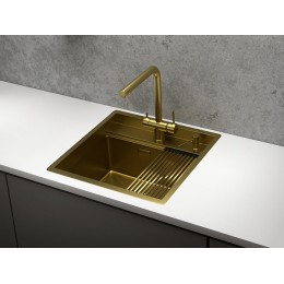 Мойка Granula KS-5051, золото сатин