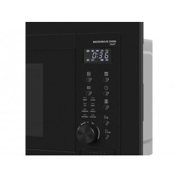 СВЧ-печь MEFERI MMO6025BK 29368, встраиваемая 60 см, черная, 25 л, 1450 Вт, гриль.