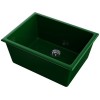 Мойка Omoikiri Okinoshima 61-U/I-RG Glossy Natceramic в глянцевом royal green - купить в интернет-магазине