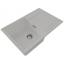 Мойка Florentina Тоскана 780 (SKU 26671), 1 чаша, кварц, с крылом, перелив, 780х510х217 мм.