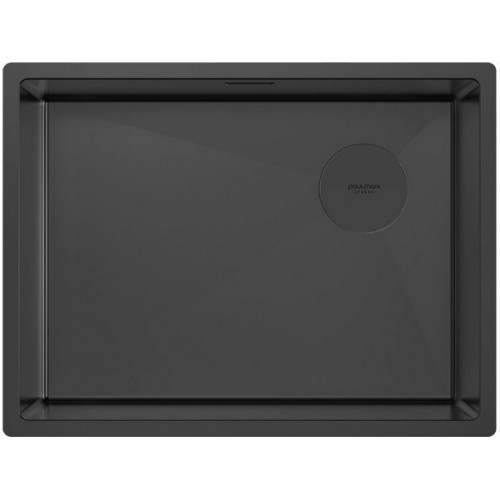 Мойка Paulmark Next-skew 58 uni PM885844-MBN, матовый черный - Качественная и стильная кухня