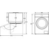 Стиральная машина MAUNFELD MFWM127IWHT - Эффективная стирка с современными функциями и дизайном