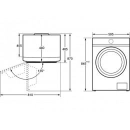 Стиральная машина MAUNFELD MFWM127IWHT, 7 кг, A+++, фронтальная, 1200 об/мин, 33474