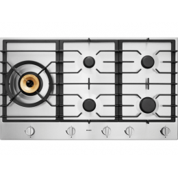 Варочная панель ASKO HG1986SB газовая 90 см, 5 зон, нержавеющая сталь, чугун