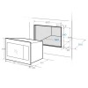 СВЧ-печь Midea TG925B8D-BL встраиваемая - Эффективное решение для вашей кухни