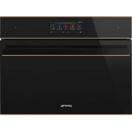 Духовой шкаф SMEG SO4606WAPNR 29677, 40л, чёрное стекло, 26 функций, 900Вт СВЧ