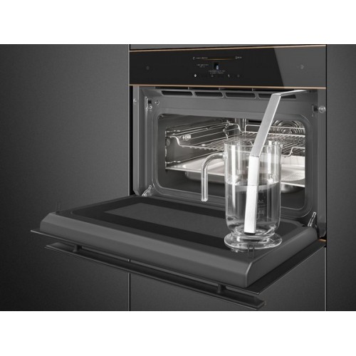 Духовой шкаф SMEG SO4606WAPNR компактный с паром и СВЧ - идеальное решение для вашей кухни