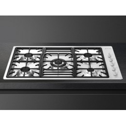 Варочная панель SMEG PGF95-4 газовая 86 см, нерж. сталь, 5 конфорок, SKU 28078
